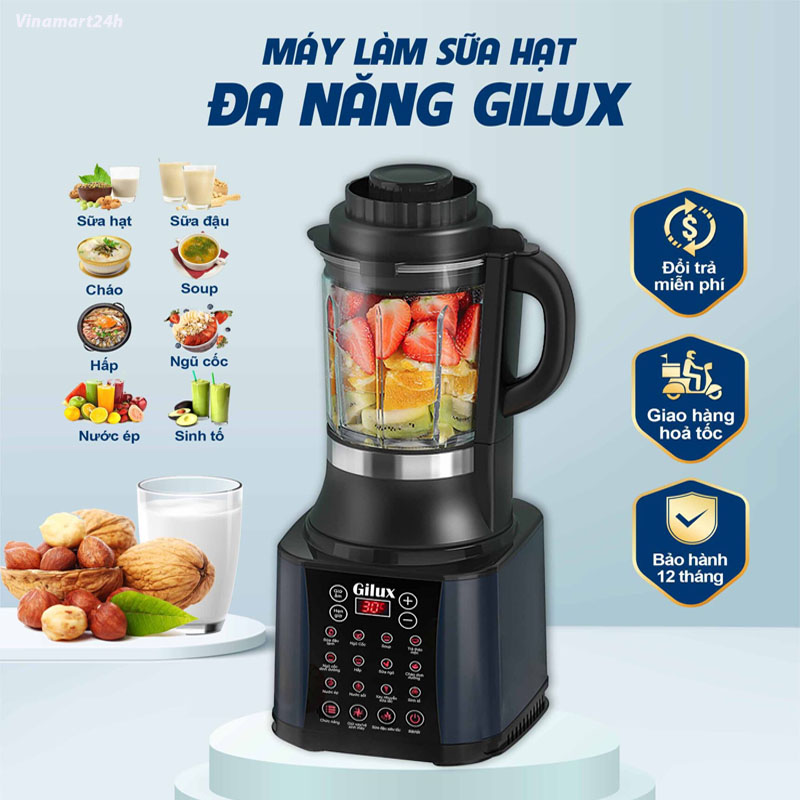 Máy Làm Sữa Hạt Đa Năng Gilux 14in 1 Cao Cấp