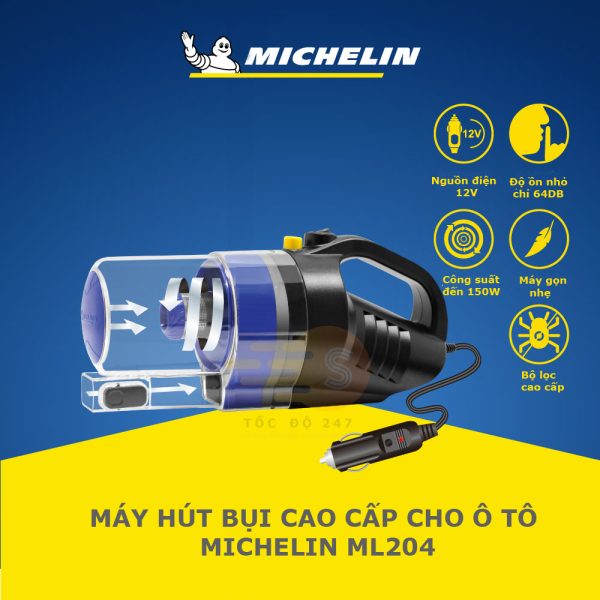 Máy Hút Bụi Ô Tô Michelin ML204